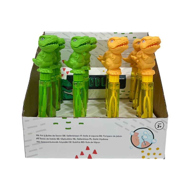 Bulle de savon dinosaure