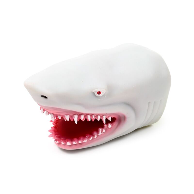 Marionnette à la main de la tête de requin