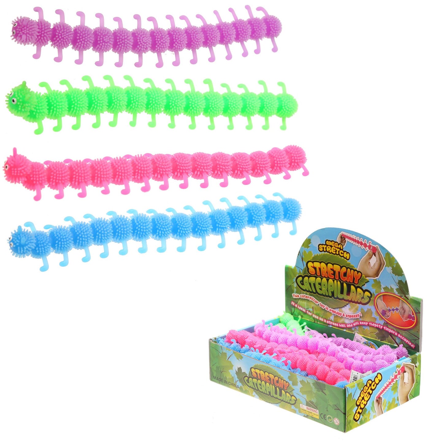 Jouets d'étirement des chenilles