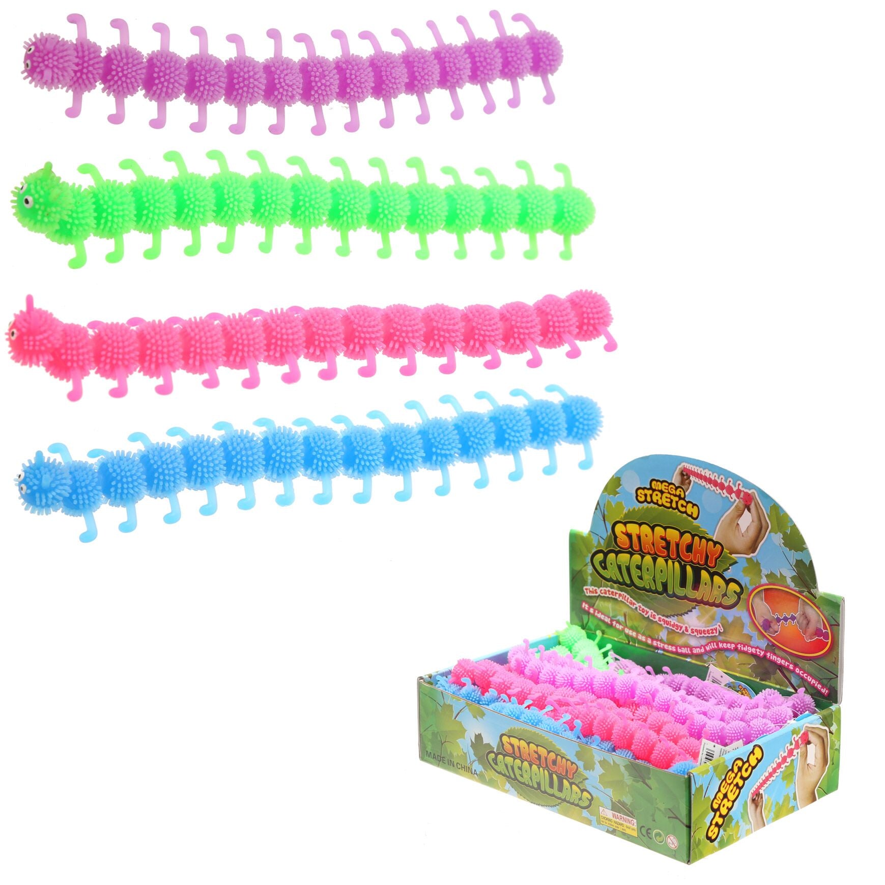 Jouets d'étirement des chenilles