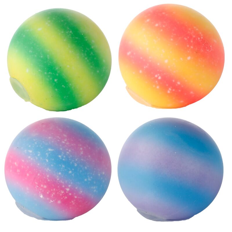 Balle anti-stress Galaxy squeeze toy planète 7 cm
