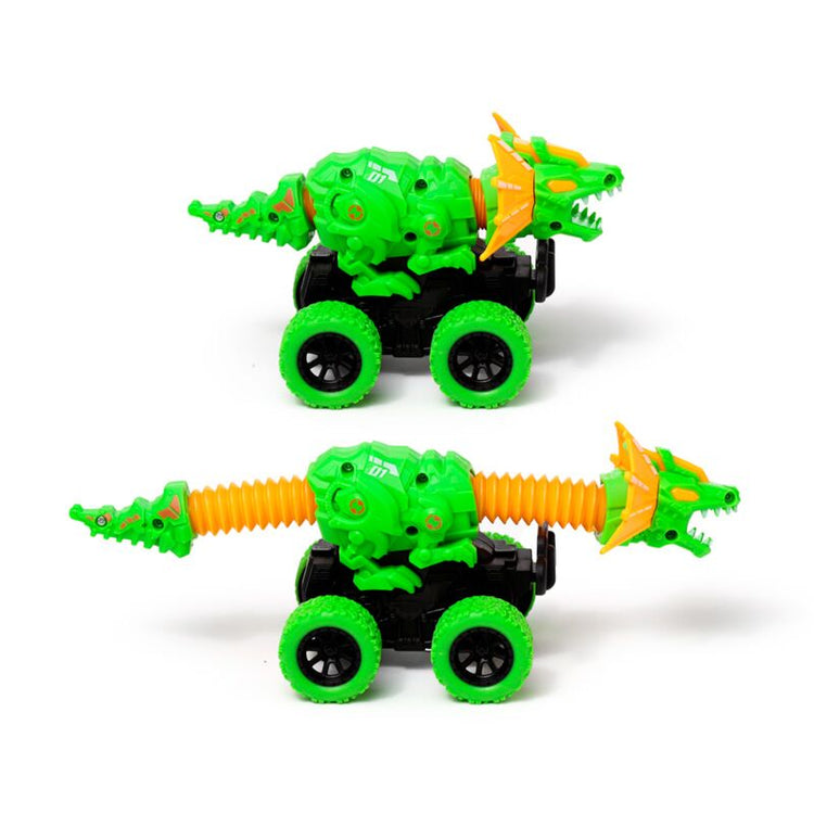 Œuf de dinosaure mystère avec action télescopique à friction, pousser/tirer