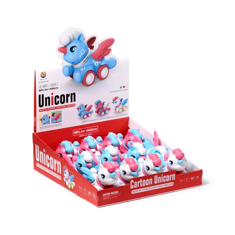 Appuyez sur Go Winged Unicorn Action Toy