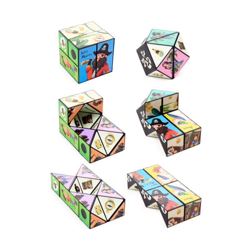 Jolly Rogers Pirate Puzzle Cube Toys