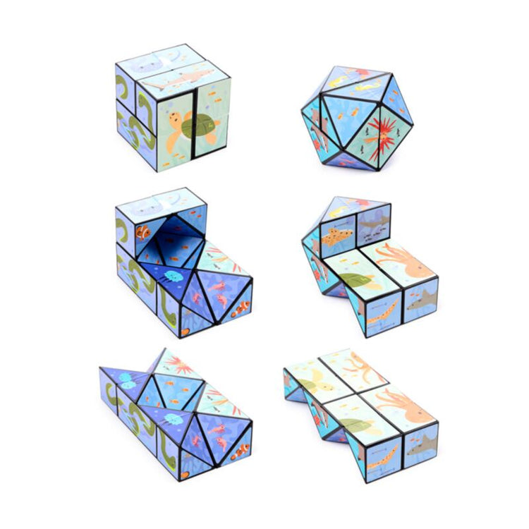 Jouets de cube de puzzle mariniverse