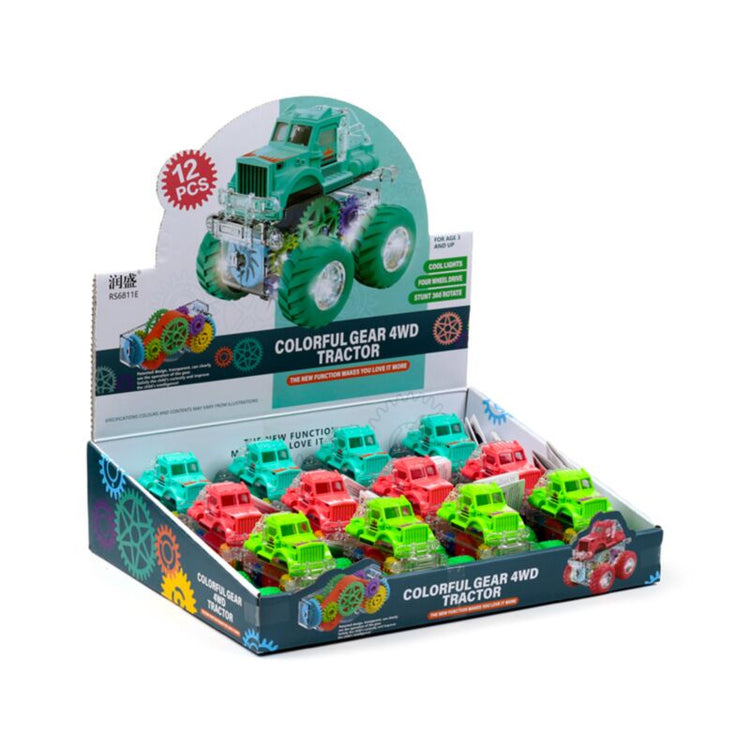 Tunt Tracteur Friction Push Trek Action Toys