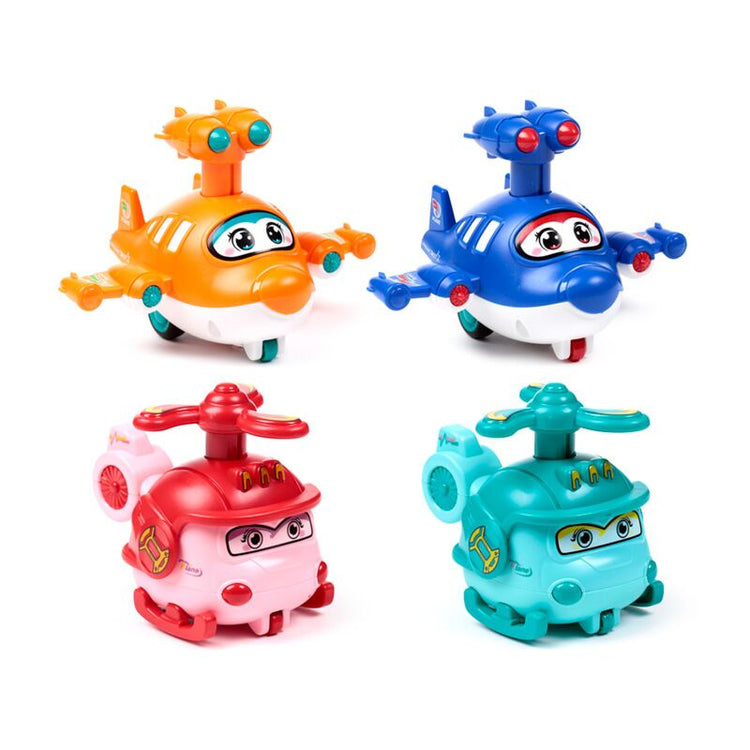 Appuyez sur GO Jouet Action Plane mignon