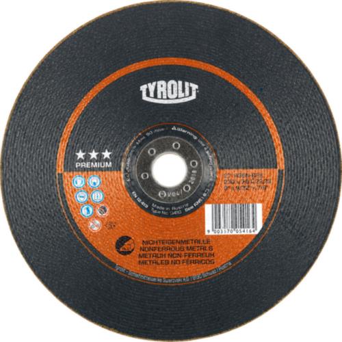 Tyrolit abs 125x7.0mm a36n-bfx premium alu | 10 pièces