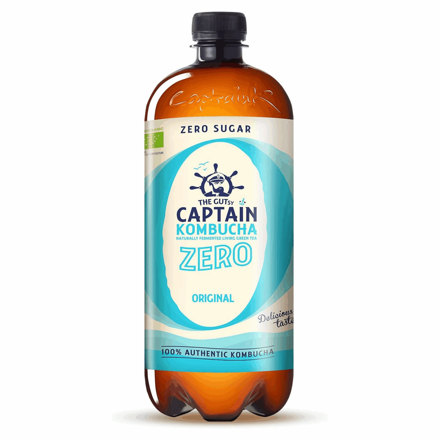 Le courageux capitaine kombucha zéro original bio (6x 1000ml) (ballon)