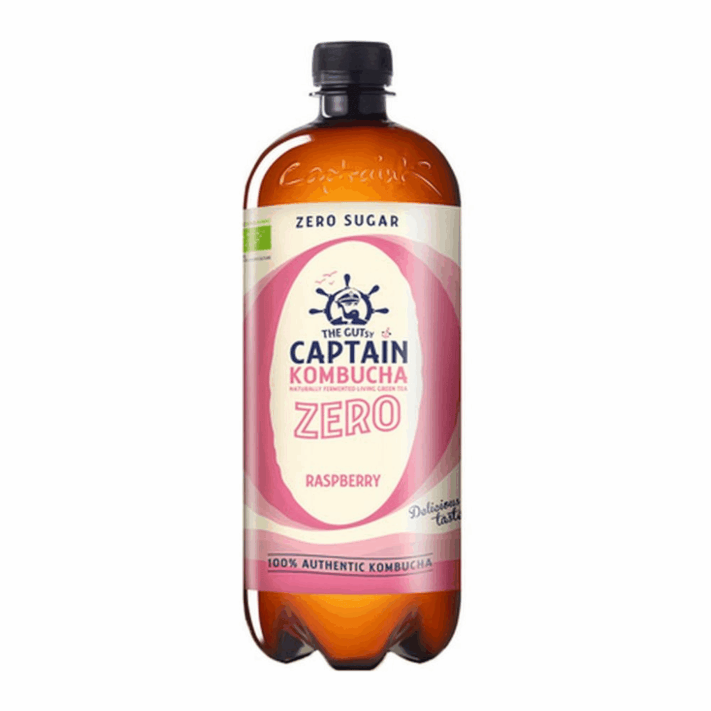 Le courageux capitaine kombucha zéro framboise bio (6x 1000ml) (boule)
