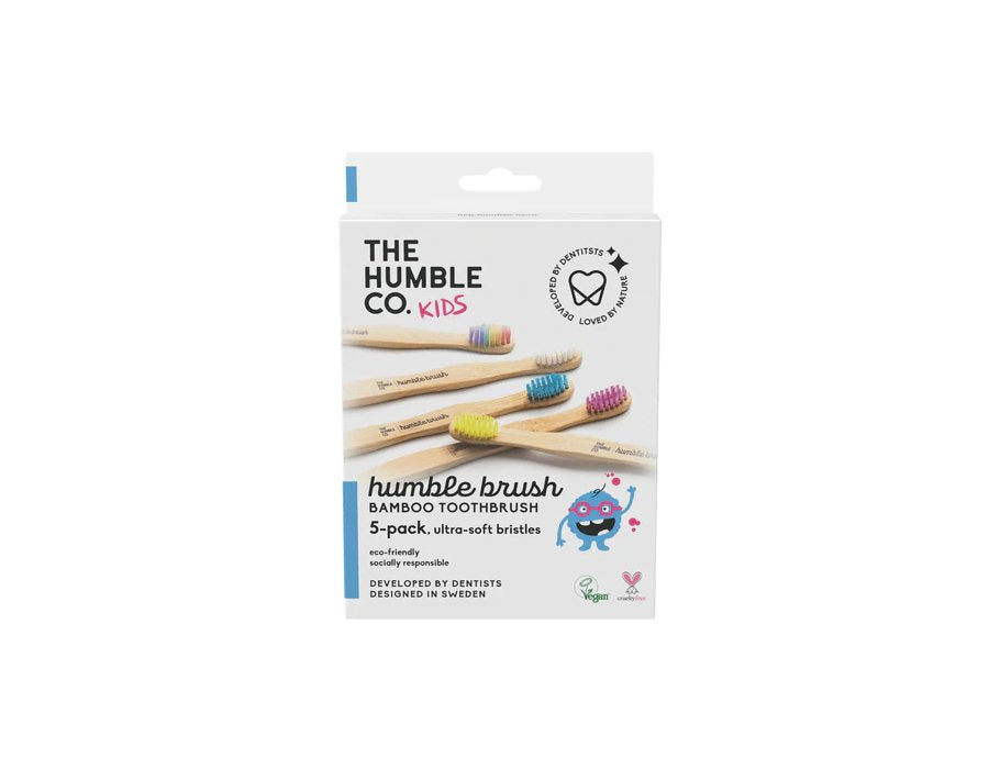 The Humble Co. Brosses à dents bambou 5 pièces