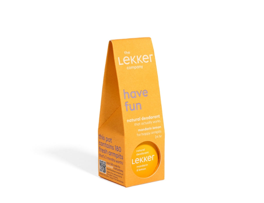 La société Lekker déodorant mandarin Citroen 30gr.