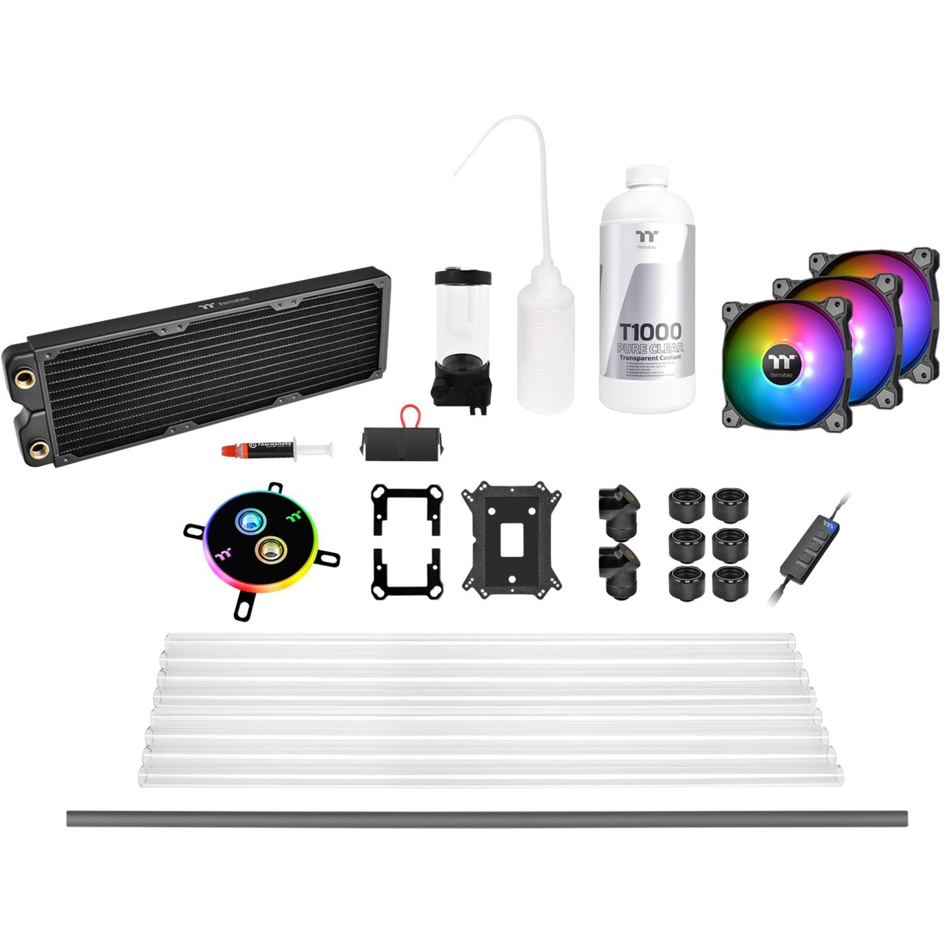 Thermaltake Kit de refroidissement à eau à tubes durs Pacific C360 DDC