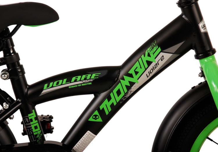 Volare Thombike Children's Bicycle - Boys - 14 pouces - vert noir