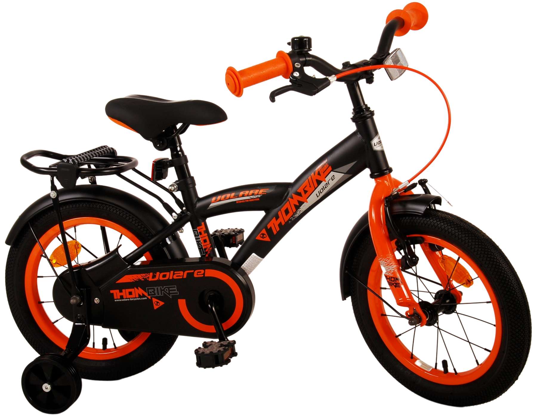 Volare Thombike Children's Bicycle - Boys - 14 pouces - Black Orange