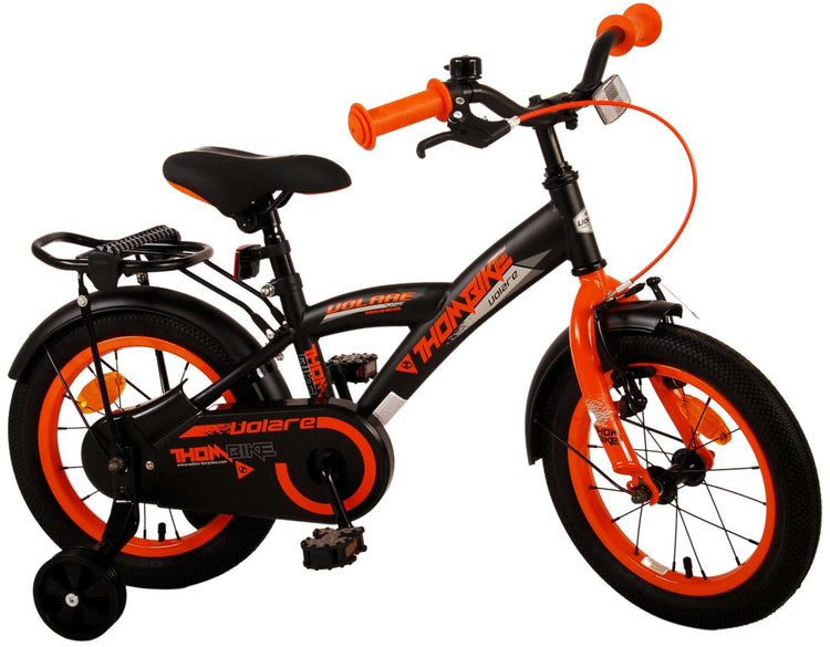 Volare Thombike Children's Bicycle - Boys - 14 pouces - Black Orange
