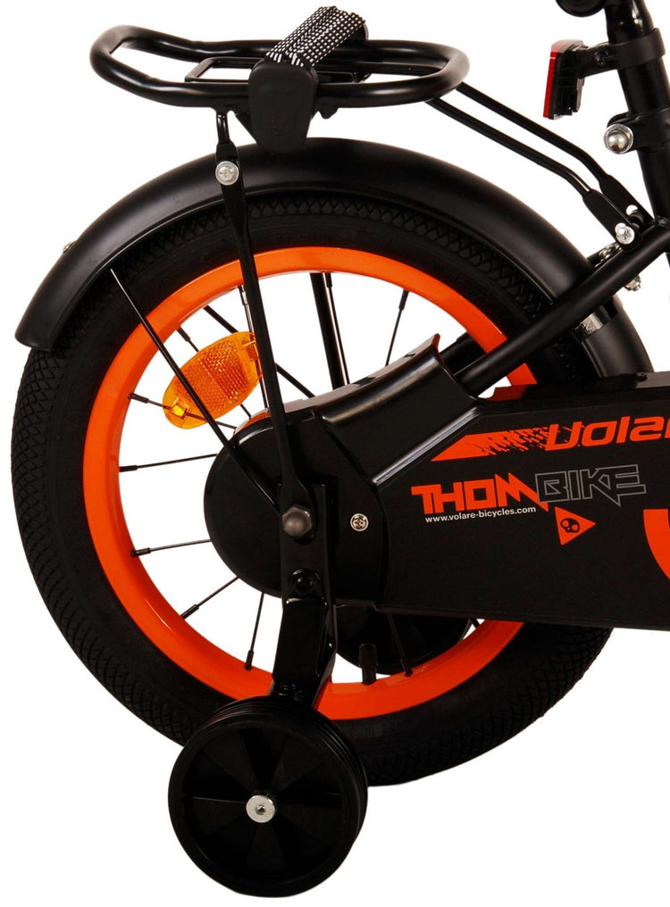 Volare Thombike Children's Bicycle - Boys - 14 pouces - Black Orange