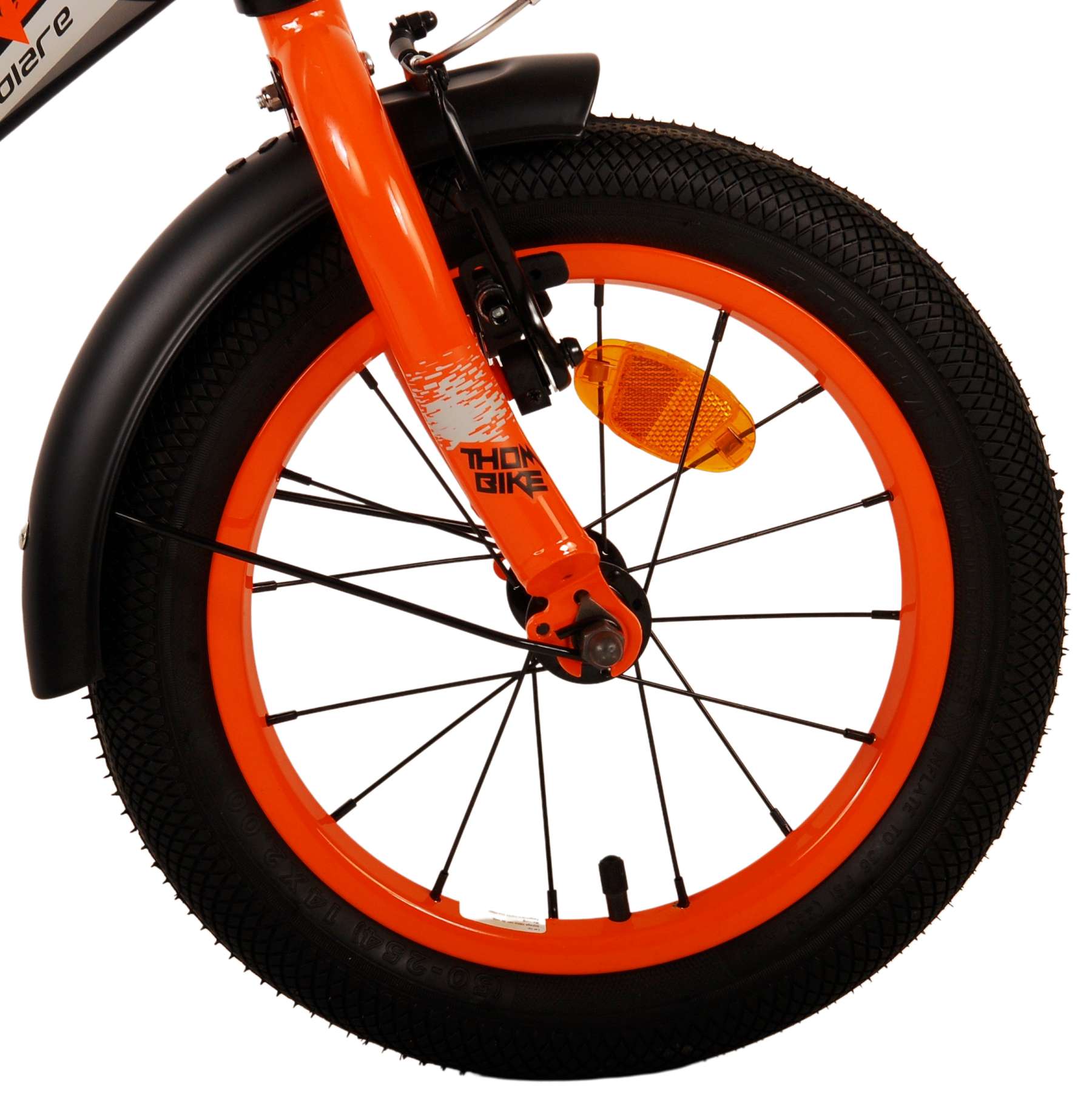 Volare Thombike Children's Bicycle - Boys - 14 pouces - Black Orange