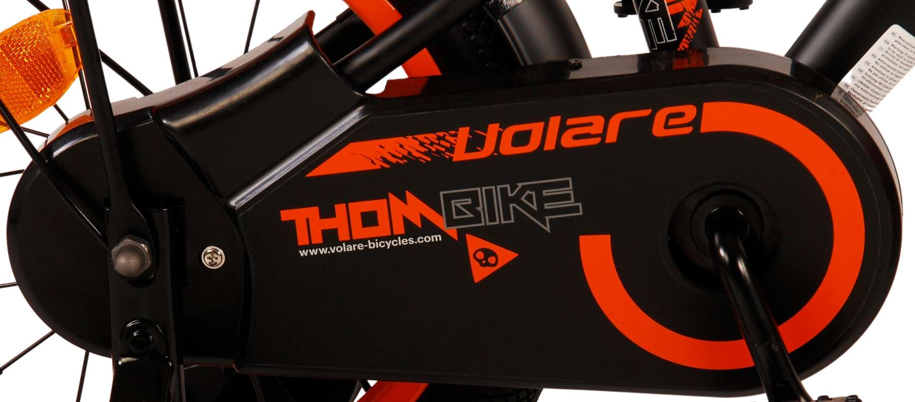 Volare Thombike Children's Bicycle - Boys - 14 pouces - Black Orange