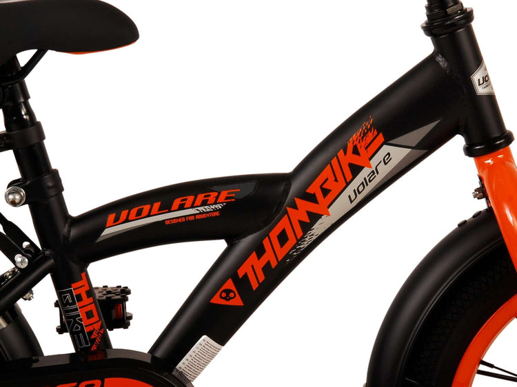 Volare Thombike Children's Bicycle - Boys - 14 pouces - Black Orange