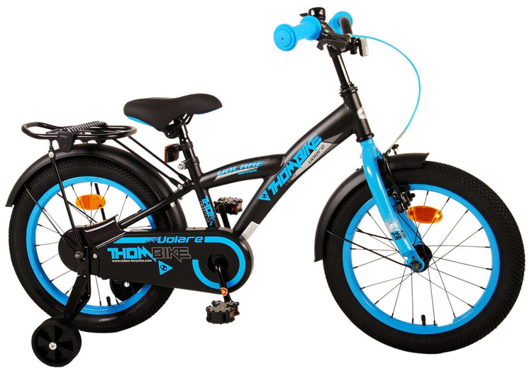 Volare Thombike Children's Bike - Boys - 16 pouces - Bleu noir
