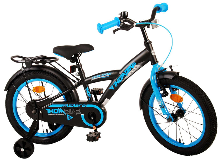 Volare Thombike Children's Bike - Boys - 16 pouces - Bleu noir