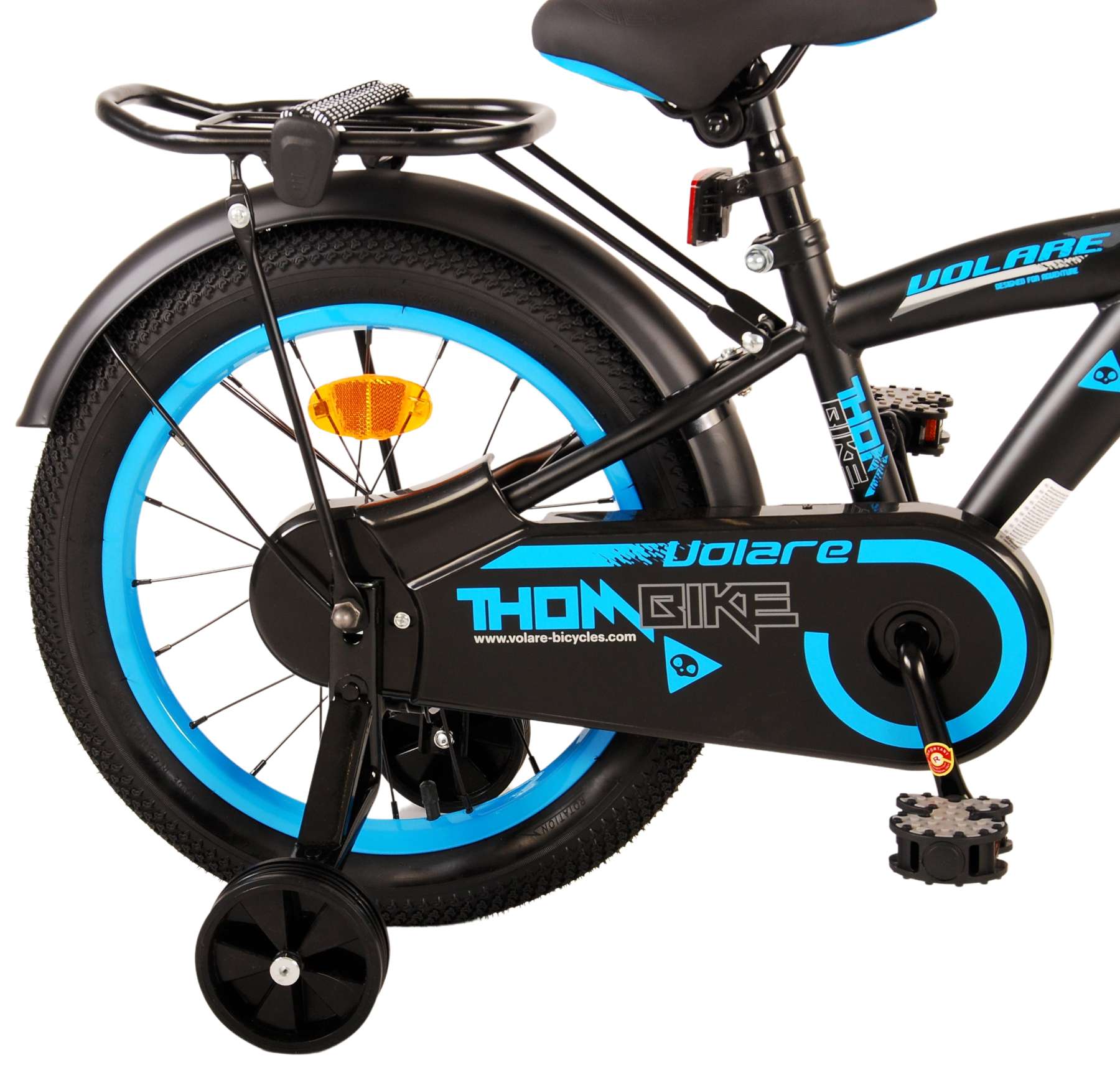 Volare Thombike Children's Bike - Boys - 16 pouces - Bleu noir