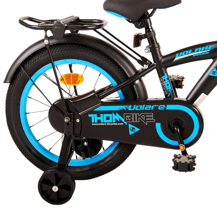Volare Thombike Children's Bike - Boys - 16 pouces - Bleu noir