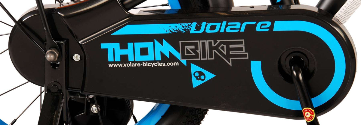 Volare Thombike Children's Bike - Boys - 16 pouces - Bleu noir