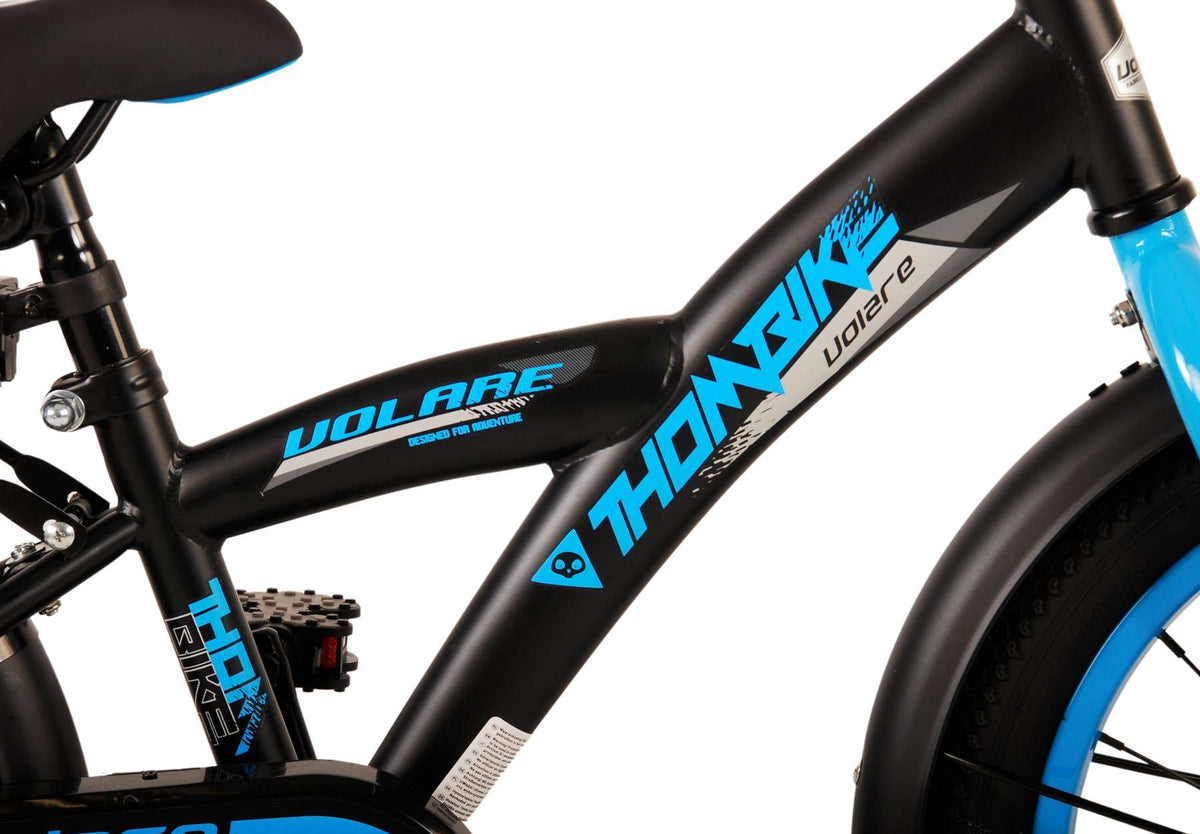 Volare Thombike Children's Bike - Boys - 16 pouces - Bleu noir