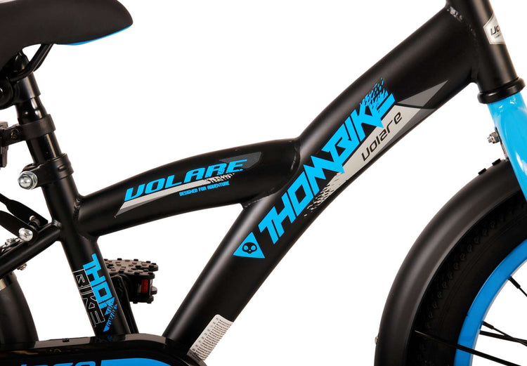 Volare Thombike Children's Bike - Boys - 16 pouces - Bleu noir