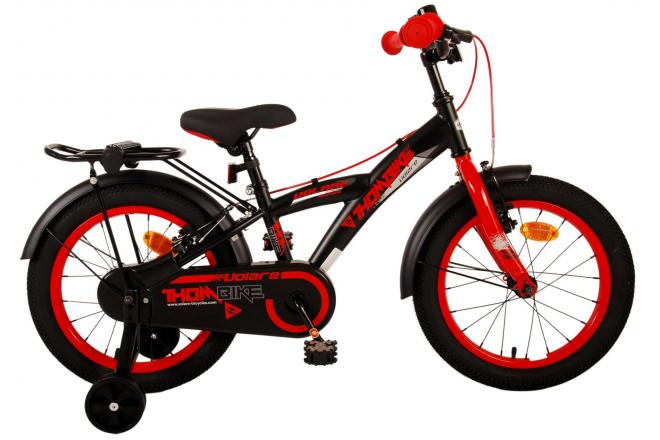 Volare Thombike Children's Bike - Boys - 16 pouces - Black Red - deux freins à main