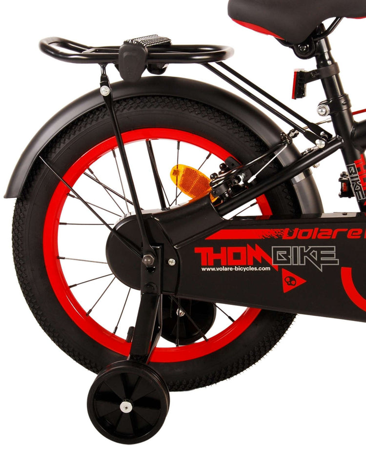 Volare Thombike Children's Bike - Boys - 16 pouces - Black Red - deux freins à main