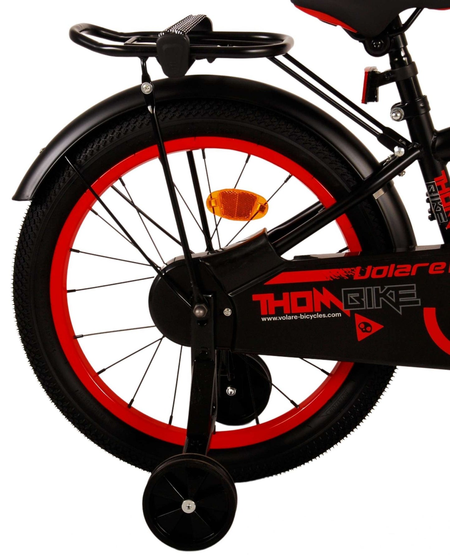 Volare Thombike Children's Bicycle - Boys - 18 pouces - Black Red