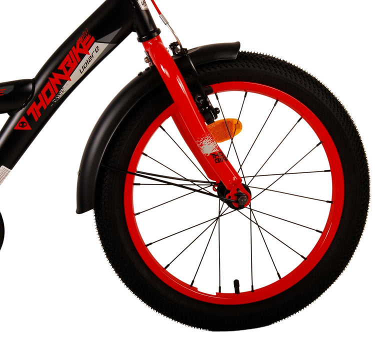 Volare Thombike Children's Bicycle - Boys - 18 pouces - Black Red