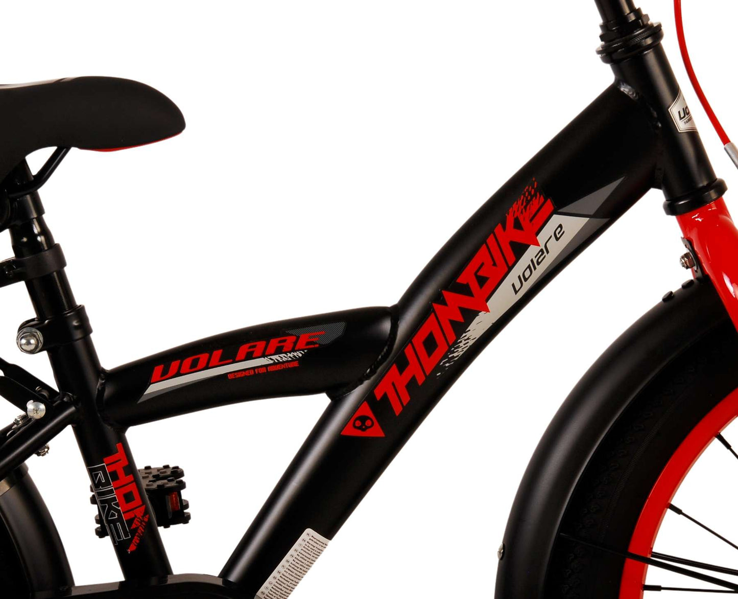 Volare Thombike Children's Bicycle - Boys - 18 pouces - Black Red