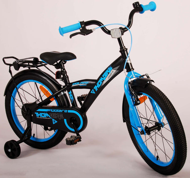 Volare Thombike Children's Bike - Boys - 18 pouces - Bleu noir