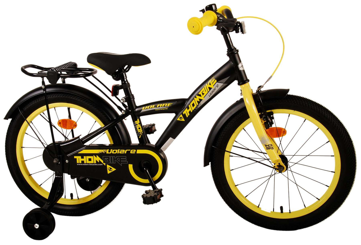 Volare Thombike Children's Bike - Boys - 18 pouces - Jaune noir