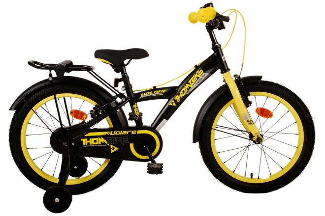 Volare Thombike Children's Bicycle - Boys - 18 pouces - Black Yellow - deux freins à main