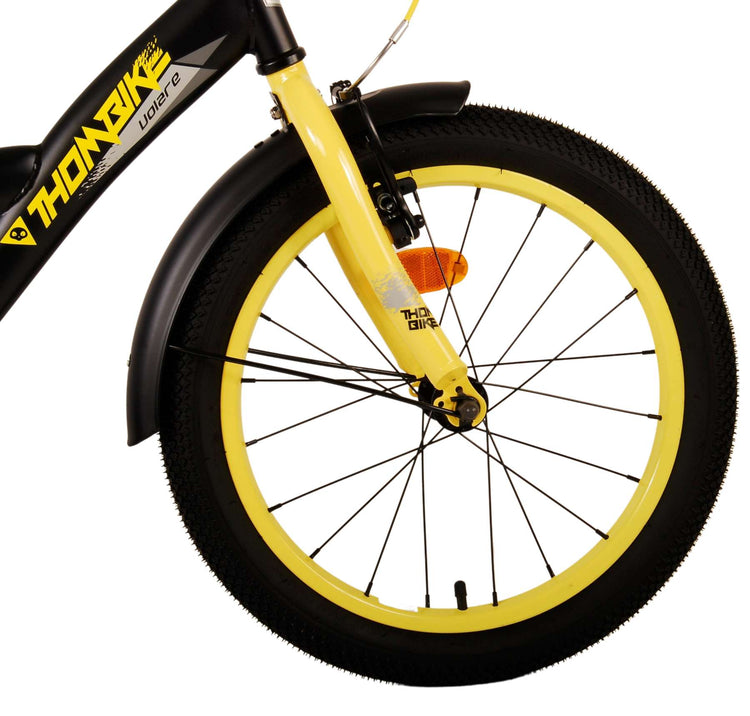 Volare Thombike Children's Bike - Boys - 18 pouces - Jaune noir