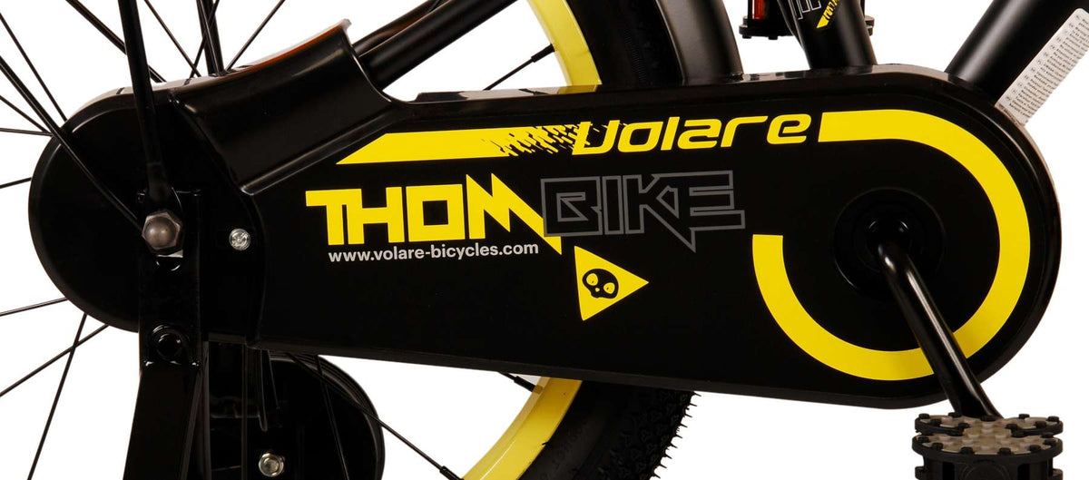 Volare Thombike Children's Bike - Boys - 18 pouces - Jaune noir