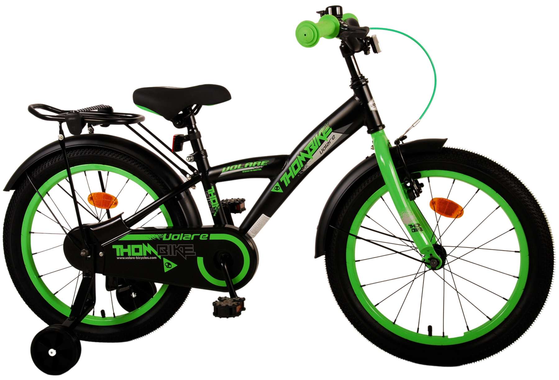 Volare Thombike Children's Bike - Boys - 18 pouces - vert noir