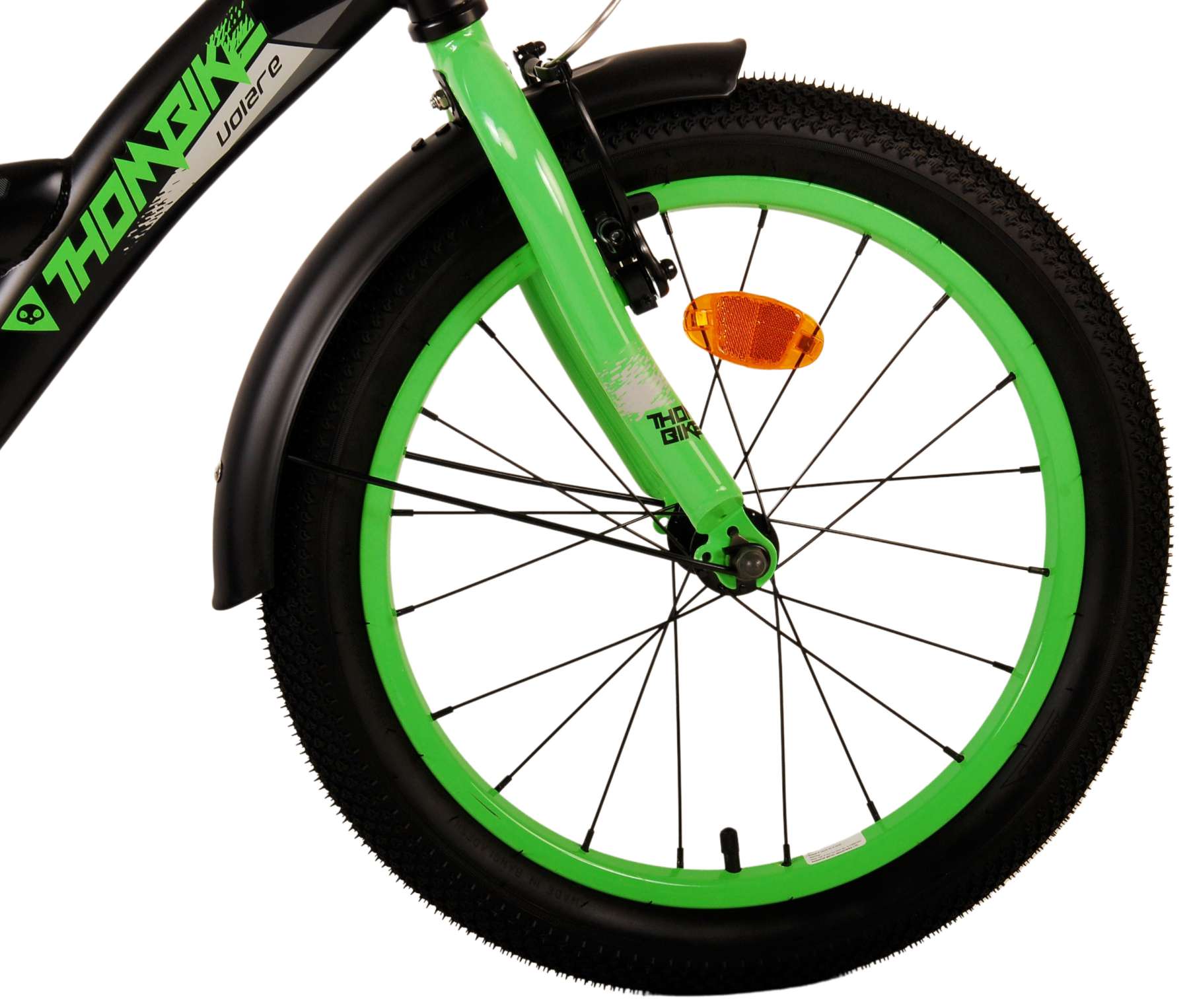 Volare Thombike Children's Bike - Boys - 18 pouces - vert noir