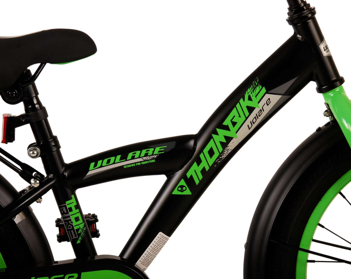 Volare Thombike Children's Bike - Boys - 18 pouces - vert noir
