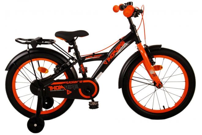 Volare Thombike Children's Bicycle - Boys - 18 pouces - Black Orange - deux freins à main