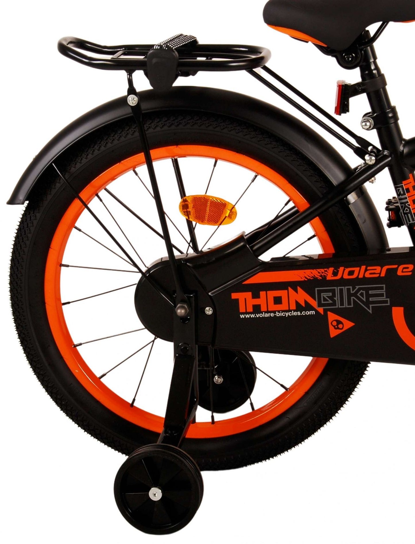Volare Thombike Children's Bicycle - Boys - 18 pouces - Black Orange