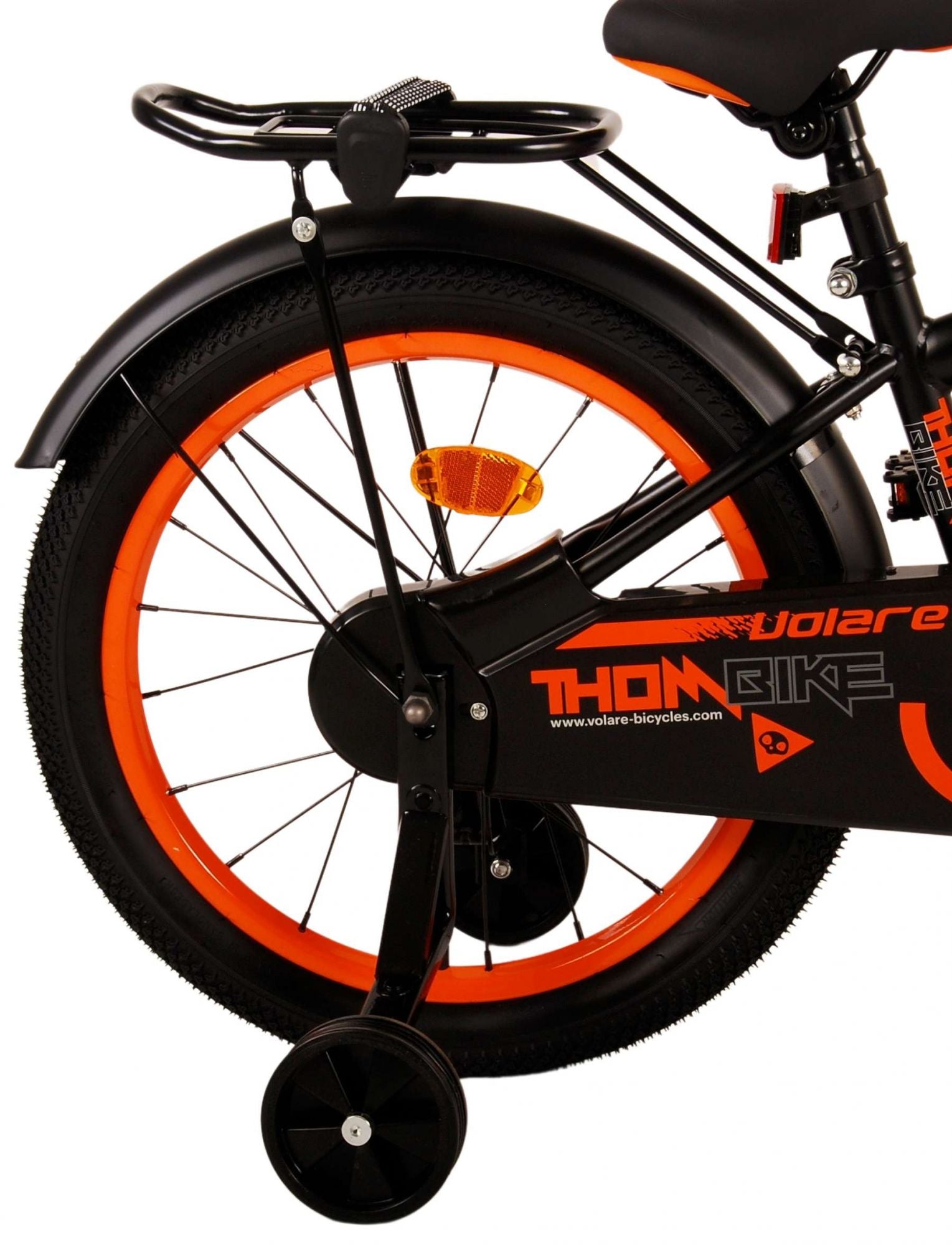 Volare Thombike Children's Bicycle - Boys - 18 pouces - Black Orange