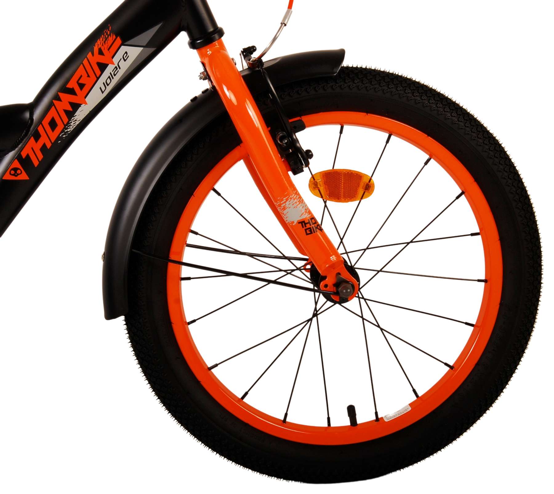Volare Thombike Children's Bicycle - Boys - 18 pouces - Black Orange