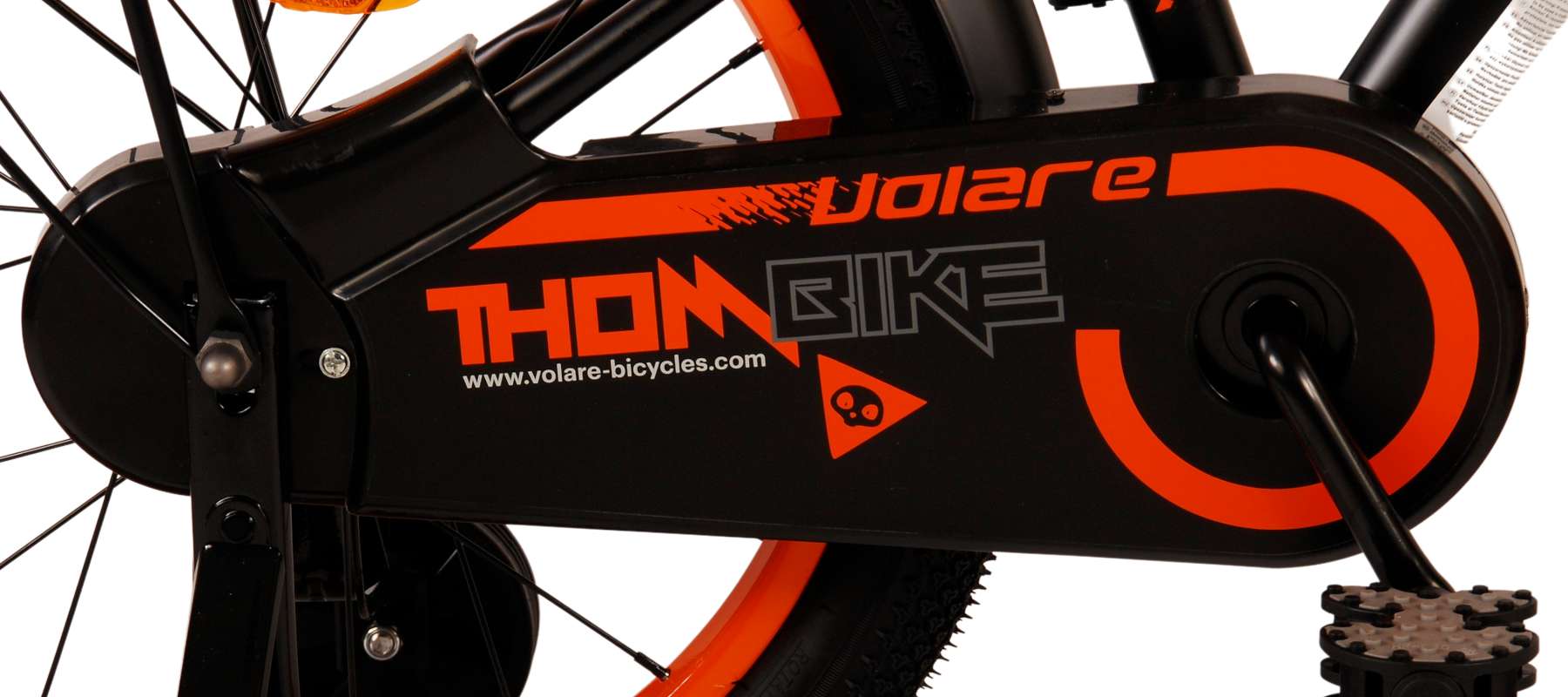Volare Thombike Children's Bicycle - Boys - 18 pouces - Black Orange