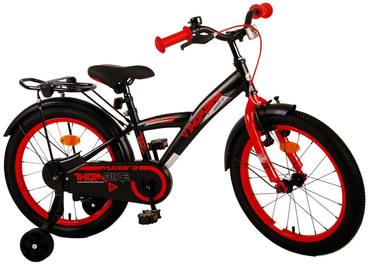 Volare Thombike Children's Bicycle - Boys - 18 pouces - Black Red